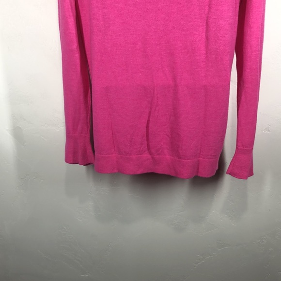Talbots pink lambswool blend sweater size medium - Picture 8 of 11